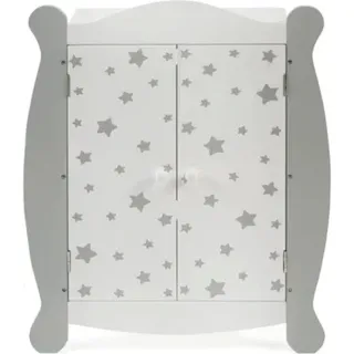 CHIC2000 519 95 Puppen-Kleiderschrank, Stars grey