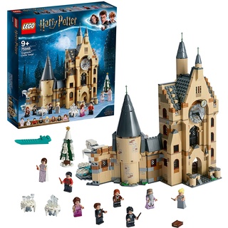 LEGO 75948 Harry Potter Hogwarts Uhrenturm Spielzeug kompatibel mit der Großen Halle und der Peitschenden Weide Sets