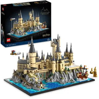 LEGO Harry Potter Schloss Hogwarts mit Schlossgelände, großes Set für Erwachsene, einschließlich berühmter Orte: Astronomieturm, Große Halle, Kammer des Schreckens, etc., Modellbausatz für Fans 76419