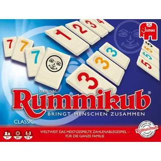 Jumbo Spiele Rummikub Original Classic, Brettspiel, Auf Kacheln basierend, 7 Jah