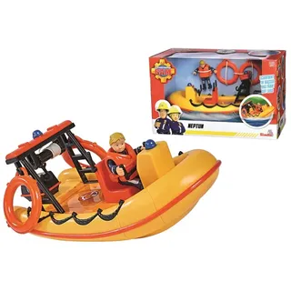 Simba 109252571 - Feuerwehrmann Sam - Neptun Boot mit Figur