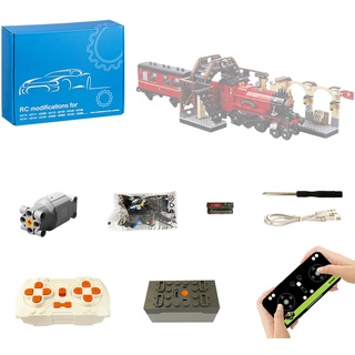 TETK für Lego Hogwarts Express 75955 Motor und Fernbedienung Kit, APP Anpassungsgeschwindigkeit, kompatibel mit Lego 75955 (Modell Nicht enthalten) (Aktualisiert Ausführung)