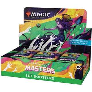 Magic: The Gathering Commander Masters Set Booster Box, 24 Packs (360 Magic Cards - Englische Version)