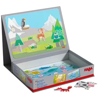 Haba Magnetspiel-Box "Welt der Tiere" - ab 3 Jahren
