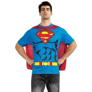 Rubie ́s Kostüm Superman Fan-Set, Original Lizenzartikel zum DC-Comic 'Superman' blau M