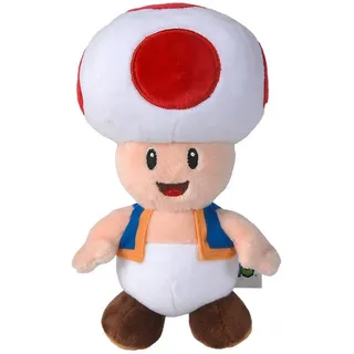 Super Mario Kuscheltier Super Mario - Toad #1 - Plüsch 20 cm (NEU & OVP)