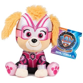 GUND PAW Patrol Der Mighty Kinofilm Skye, 15 cm - original Plüschtier zum Kinofilm 2023, ideal zum Nachspielen der Kinoabenteuer und als Lieblingskuscheltier, Spielzeug für Kinder ab 1 Jahr