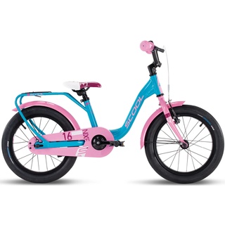 S'Cool niXe 16R 1S Kinder Fahrrad Türkis/Pink | 24cm
