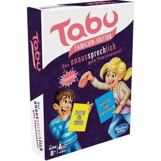 Hasbro Spiel Tabu Familien Edition, Partyspiel