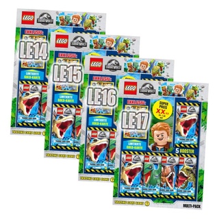 Blue Ocean Sammelkarte Lego Jurassic World 2 Karten - Sammelkarten Trading Cards (2022) -, Jurassic World 2 Karten - Alle 4 Multipack
