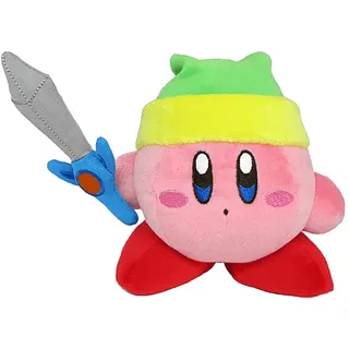 TOGETHER PLUS Nintendo Kirby mit Schwert 12cm Super Mario Kart Plüschfigur