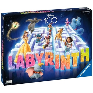 Ravensburger Spiel, Familienspiel Ravensburger 27460 Disney 100 Jahre Labyrinth bunt