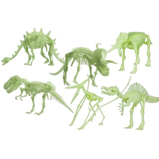 Edu-Toys Experimentierkasten Dinosaurierbausätze nachtleuchtend, (VT055 Mammut-tlg)