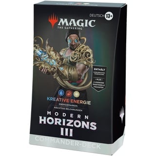 Magic: The Gathering Modern Horizons 3 Commander-Deck – Kreative Energie (Deck mit 100 Karten, Sammler-Booster-Probepackung mit 2 Karten + Zubehör) (deutsche Version)