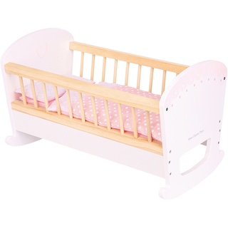 New Classic Toys - Holz-Puppenbett PLAYFUL in rosa
