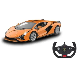 Jamara RC-Auto Lamborghini Sián FKP 37 1:14 orange 2,4GHz Tür manuell, Ferngesteuertes Auto mit LED Fahrlicht orange