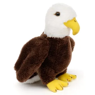 Uni-Toys - Weißkopfseeadler Plushie - 12 cm (Höhe) - Plüsch-Adler, Vogel - Plüschtier, Kuscheltier