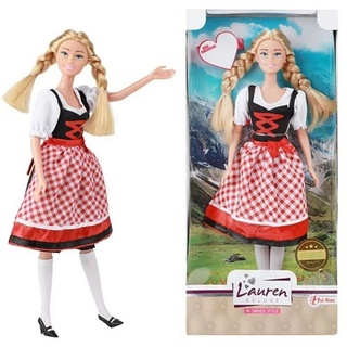 Toi-Toys Babypuppe Puppe in Dirndl Tracht Kinder-Puppe