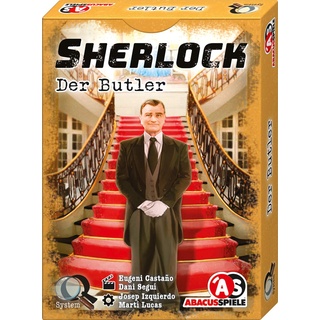 ABACUSSPIELE 48202 - Sherlock - Der Butler, Krimi Kartenspiel