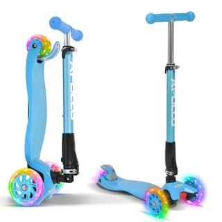 Apollo Fun-Scooter Kids Whiz LED Roller für Kinder ab 3 Jahren, Kinderroller, Kickboard, Tretroller