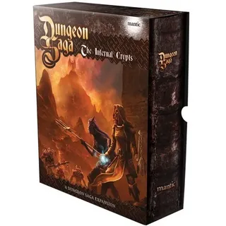 Mantic Games MGDS05 – The Infernal Crypts – Dungeon Saga The Zwerg Kings Quest Expansion – Fantasy 28 mm Miniatur-Abenteuerstrategie-Brettspiel – englische Ausgabe