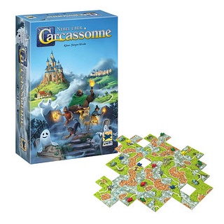 ASMODeeTM Nebel über Carcassonne Brettspiel