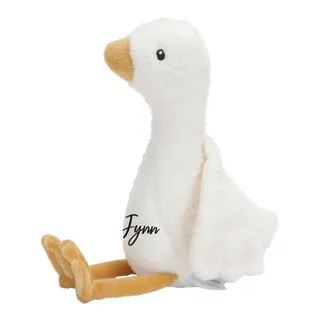 Kuscheltier Little Goose, weiß 20 cm | Little Dutch
