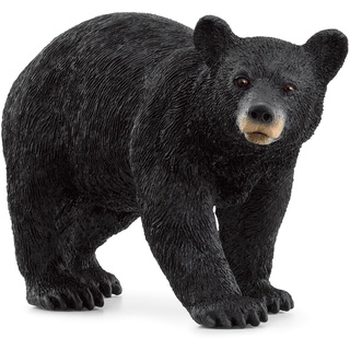 schleich 14869 Amerikanischer Schwarzbär, ab 3 Jahren, WILD LIFE - Spielfigur, 4 x 12 x 6 cm