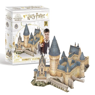 Revell 3D Puzzle 00300 I Harry Potter Hogwarts-Hall I 187 Teile I 4 Stunden Bauspaß für Kinder und Erwachsene I ab 8 Jahren I Die Schauplätze von Harry-Potter selber zusammen bauen