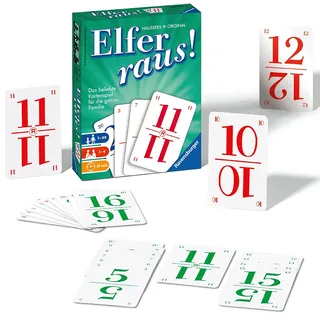 Ravensburger 20754 - Elfer raus Kartenspiel, Gesellschaftsspiel für 2-6 Spieler, Spiel ab 7 Jahren für Kinder und Erwachsene, Spiele-Klassiker
