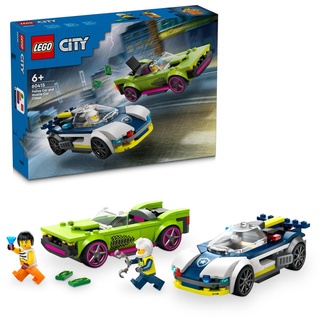LEGO® City Polizei 60415 Verfolgungsjagd mit Polizeiauto und Muscle Car