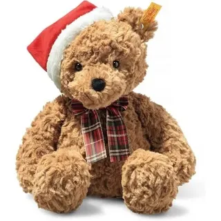 STEIFF 113239 Soft Cuddly Friends Jimmy Teddybär – Christmas 30 cm, braun