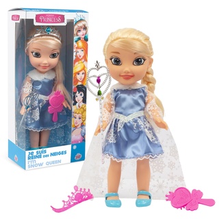 FAIRYTALE PRINCESS, Puppe 35 cm, mit Prinzessin Outfit und Zubehör, Modell Eiskönigin, Spielzeug für Kinder ab 3 Jahren, FAT011