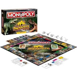 Monopoly Dinosaurier Dino Edition Gesellschaftsspiel Brettspiel Spiel