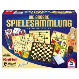 Schmidt Spiele Spiel, Familienspiel SSP49125 - Die große Spielesammlung - 100 Spiele, 1+..., Familienspiel bunt