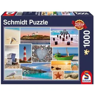 Schmidt Spiele Am Meer, Puzzle, Erwachsenenpuzzle, Standard, 1000 Teile, 58221