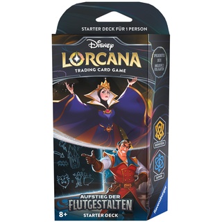 Disney Lorcana Trading Card Game: Aufstieg der Flutgestalten - Starter Deck Bernstein und Saphir (Deutsch)