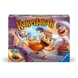 Ravensburger 20800 - Kakerlakak - Aktionsspiel mit elektronischer Kakerlake, Kinderspiele ab 5 Jahren, für 2-4 Personen, Familienspiele