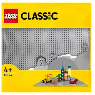 LEGO Classic 11024 Graue Bauplatte, Grundplatte für LEGO Sets, 48x48