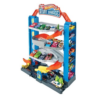 Mattel GAMES Hot Wheels City Stunt Garage GNL70 Zubehörset für Spielzeugautos