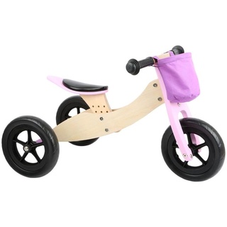 - Wooden Tricycle and Balance Bike 2in1