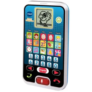 VTech Smart Kidsphone – Cooles Lerntelefon mit Mikrofon, spannenden Lernspielen, Liedern und Melodien – Für Kinder von 3-6 Jahren