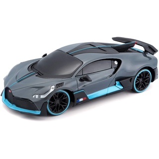 Maisto Tech R/C Bugatti Divo: Ferngesteuertes Auto im Maßstab 1:24, 2,4 GHz, mit Pistolengriff-Steuerung, ab 5 Jahren, 20 cm, grau (581515)