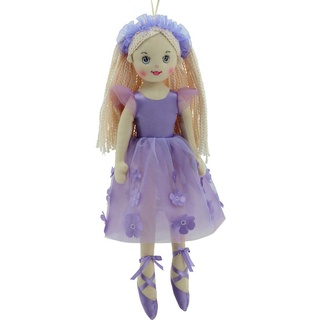Sweety Toys 11872 Stoffpuppe Ballerina Plüschtier Prinzessin 50 cm lila