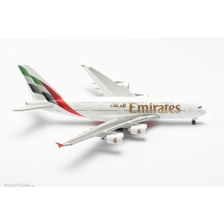 Herpa 537193 - Emirates Airbus A380 - new Colors - A6-EOG