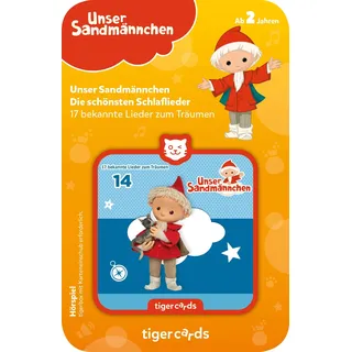 tigermedia tigercard Sandmännchen Folge 14 Die schönsten Schlaflieder Träumen Gute Nacht Einschlafen Kinder tigerbox Hörbox Hörspiel Hörbuch