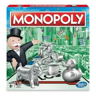 Hasbro Brettspiel C1009, Monopoly Classic, ab 8 Jahre, 2-6 Spieler