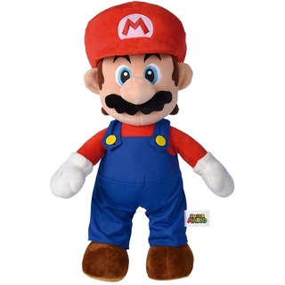 Simba 109231013 - Super Mario Plüschfigur, 50cm, Nintendo, Plüschspielzeug, ab den ersten Lebensmonaten