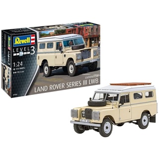 Revell Modellbausatz I Land Rover Series III LWB 109 I Detailreicher Level 3 Fahrzeug Bausatz I 174 Teile I Maßstab 1:24 I für Kinder und Erwachsene ab 10 Jahren, Mittel