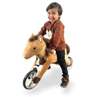 TPFLiving Laufrad Go-Kart mit EVA und Kunststoffreifen zum Driften, maximale Belastbarkeit: 35 kg - Pferd